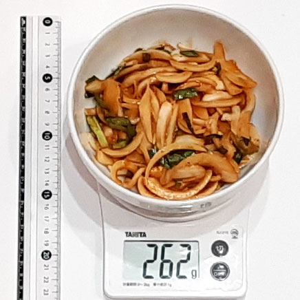 中鉢1杯分の玉ねぎキムチ