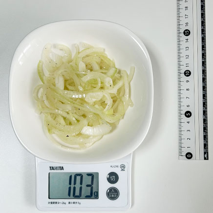 小皿1皿分の玉ねぎのマリネ