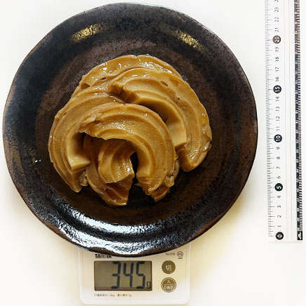 中皿1皿分の車麩の煮物