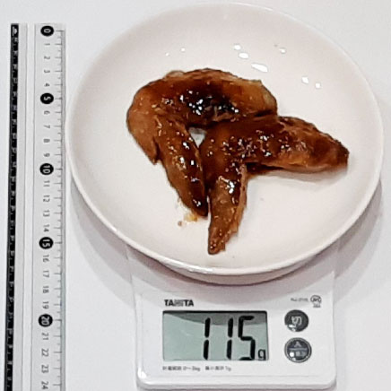 2本分の手羽先の照り焼き