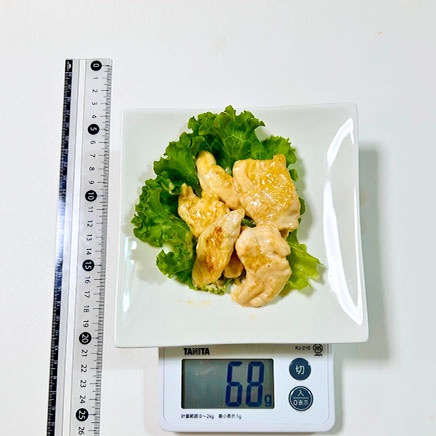 小皿一皿分のささみマヨ