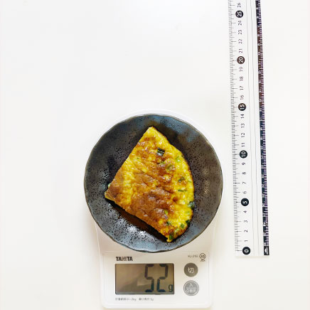 小皿1皿分の豆腐オムレツ