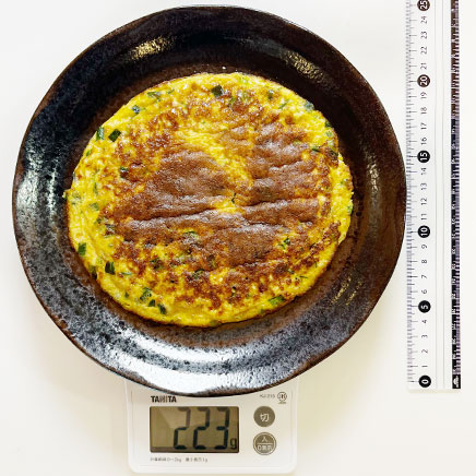 大皿1皿分の豆腐オムレツ