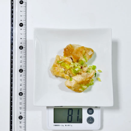 小皿一皿分のささみのネギ塩焼き