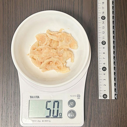 豆鉢1杯分のれんこんの明太子和え