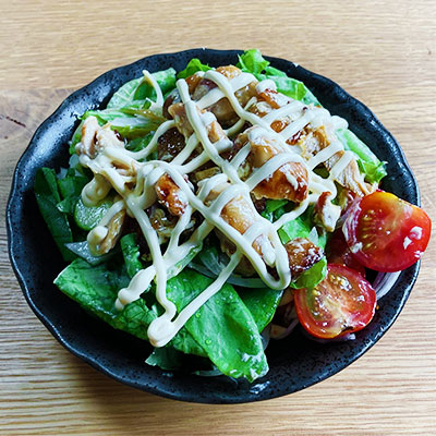 照り焼きチキンサラダ