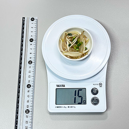 豆皿1皿分のえのきともやしのポン酢炒め