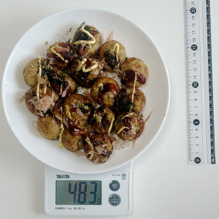 16個分の天かす入りたこ焼き