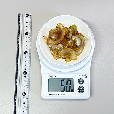 小皿1皿分の玉ねぎのバター炒め