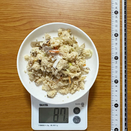 小皿1皿分のおからの煮物