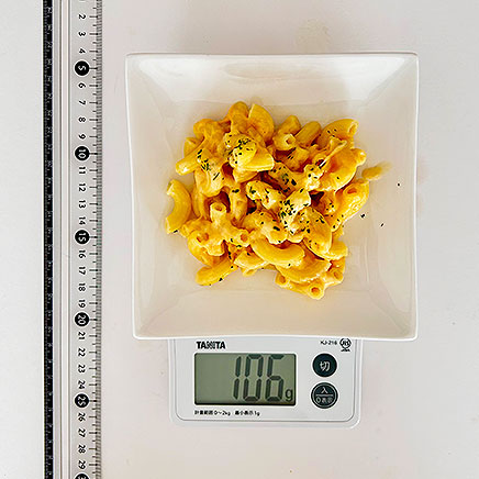 中皿1皿分のマカロニアンドチーズ