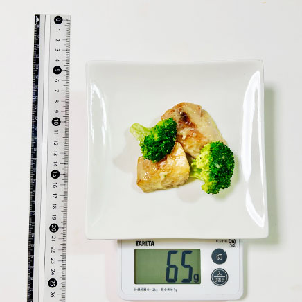 中皿1皿分の鮭マヨ