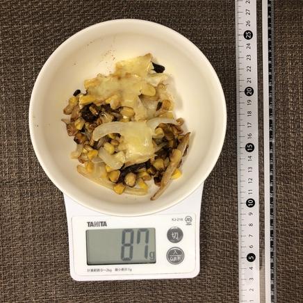 中皿1杯・1人前のコーンチーズ