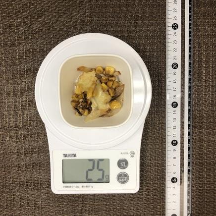 小鉢1杯分のコーンチーズ