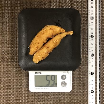 ささみ1本分のささみの唐揚げ