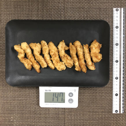 中皿1皿・1人前の鶏胸肉のフライ