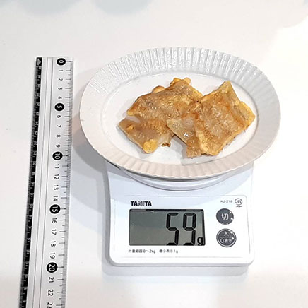 2切れ分のカレイのピカタ