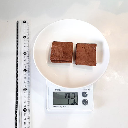 2個分のチョコサンドクッキー