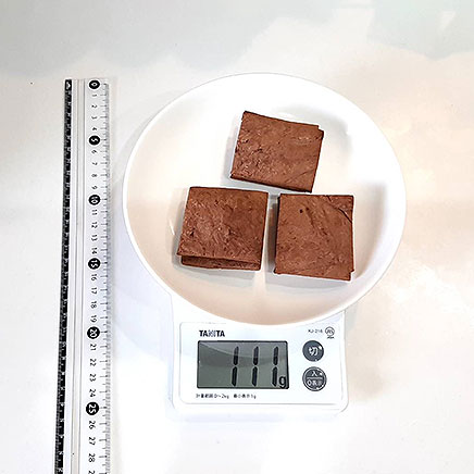 3個分のチョコサンドクッキー