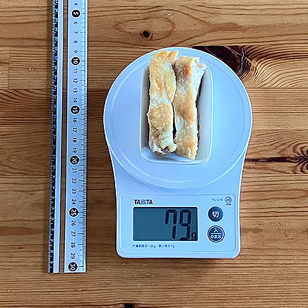 小皿1皿分の鶏肉の塩焼き