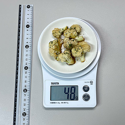 小皿1皿分のカリフラワーのソテー