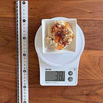 小皿1皿分のキャベツのチーズ焼き