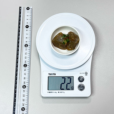 豆皿1皿分のこんにゃくの味噌煮