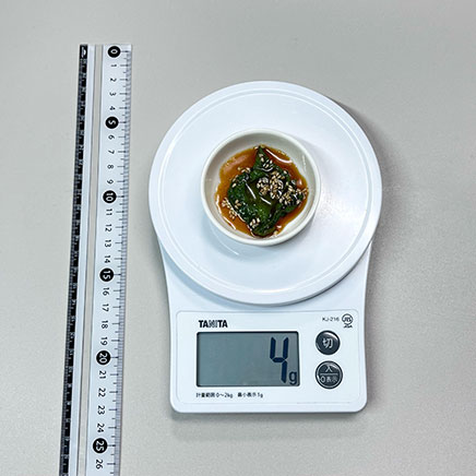 豆皿1皿分のシソの醤油漬け