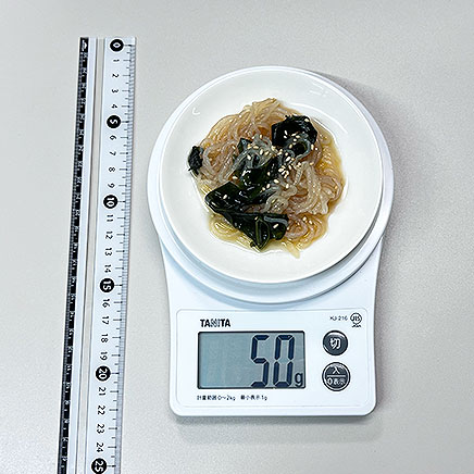 小皿1皿分のしらたきの酢の物