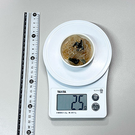 豆皿1皿分のしらたきの酢の物