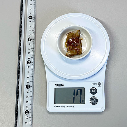 1/4切れ分のメカジキのステーキ