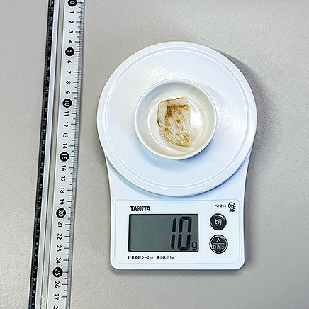 1/4切れ分のメカジキの塩焼き