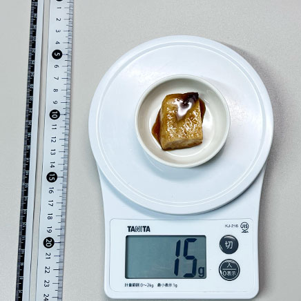 1/4切れ分のメカジキの照り焼き