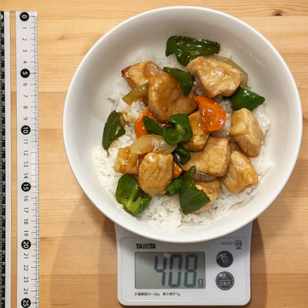 丼1杯分の酢豚丼