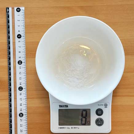 丼1杯分の酢豚丼に使った砂糖