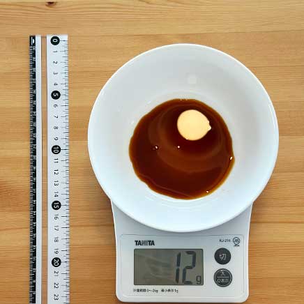 丼1杯分の酢豚丼に使った醤油