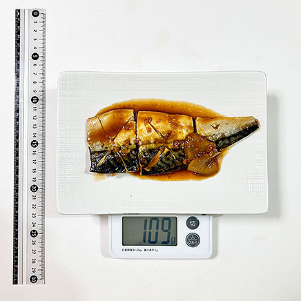 サバ半身・1人前の鯖の味噌煮