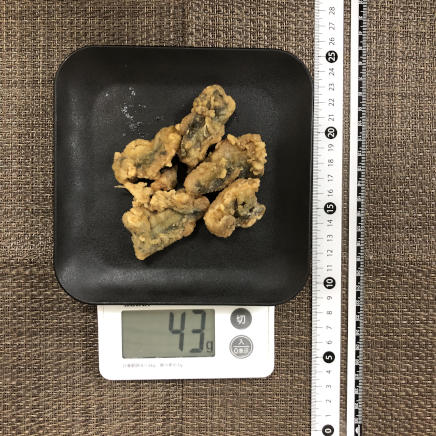 半人前のさんまの唐揚げ