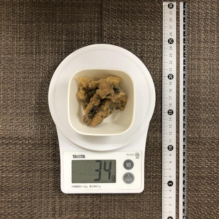 小鉢1杯分のさんまの唐揚げ