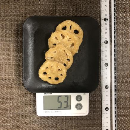 半人前のれんこんの竜田揚げ