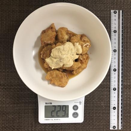 中皿1皿分の鶏胸肉のチキン南蛮