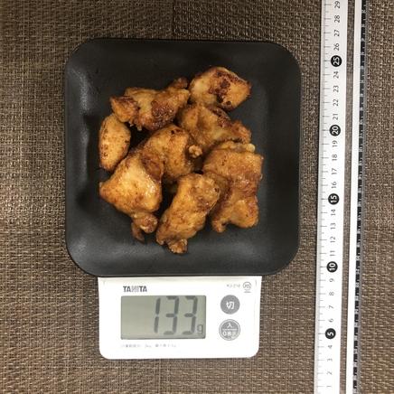 中皿1皿・1人前の鶏胸肉の唐揚げ