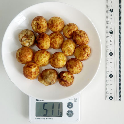 16個分のチーズたこ焼き