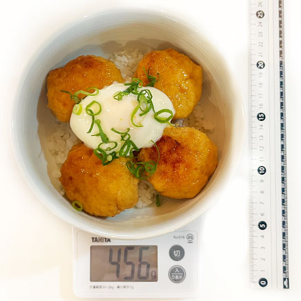 丼1杯分のつくね丼