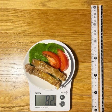 小皿1皿分の照り焼きチキンステーキ