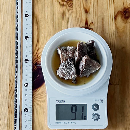 小鉢1杯分の豚もも肉の角煮