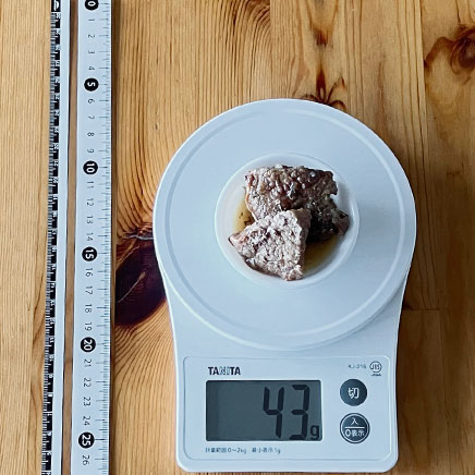 豆鉢1杯分の豚もも肉の角煮