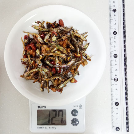 中皿1皿分のアーモンドの田作り