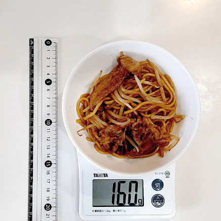 汁椀1杯分のもやし焼きそば