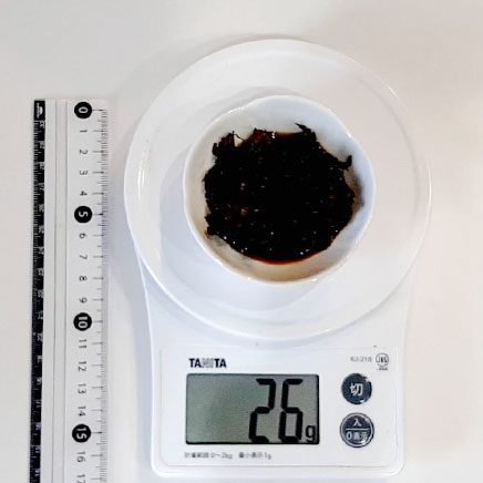 豆鉢1杯分のしその実の醤油漬け